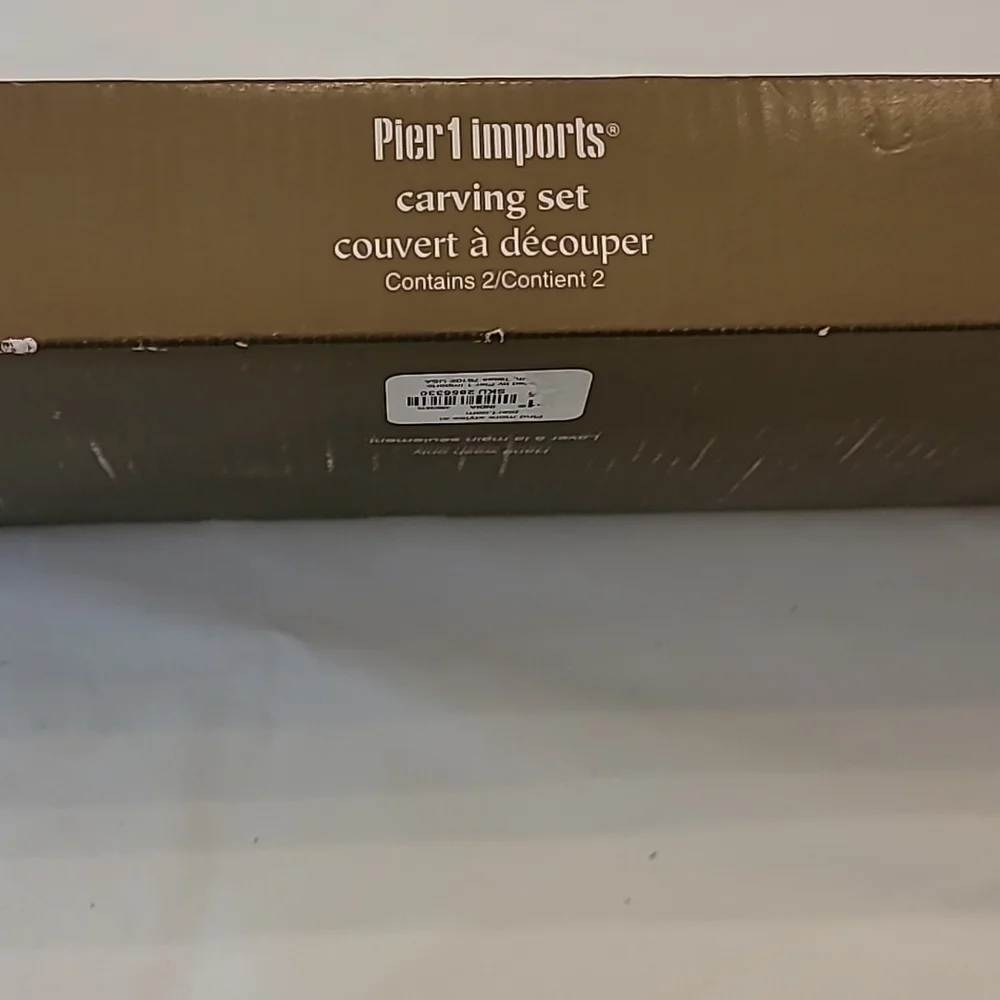 Pier 1 imports silver carving set